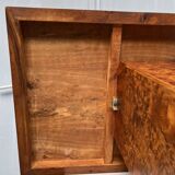 Vintage burl wood coffee table - 1970s