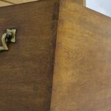 Treasure oak domed top chest
