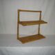 Rattan wall shelf - 60s bamboo