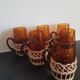 Lot de 6 verres vintage