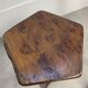 Set of 3 brutalist elm bar stools brand Aranjou