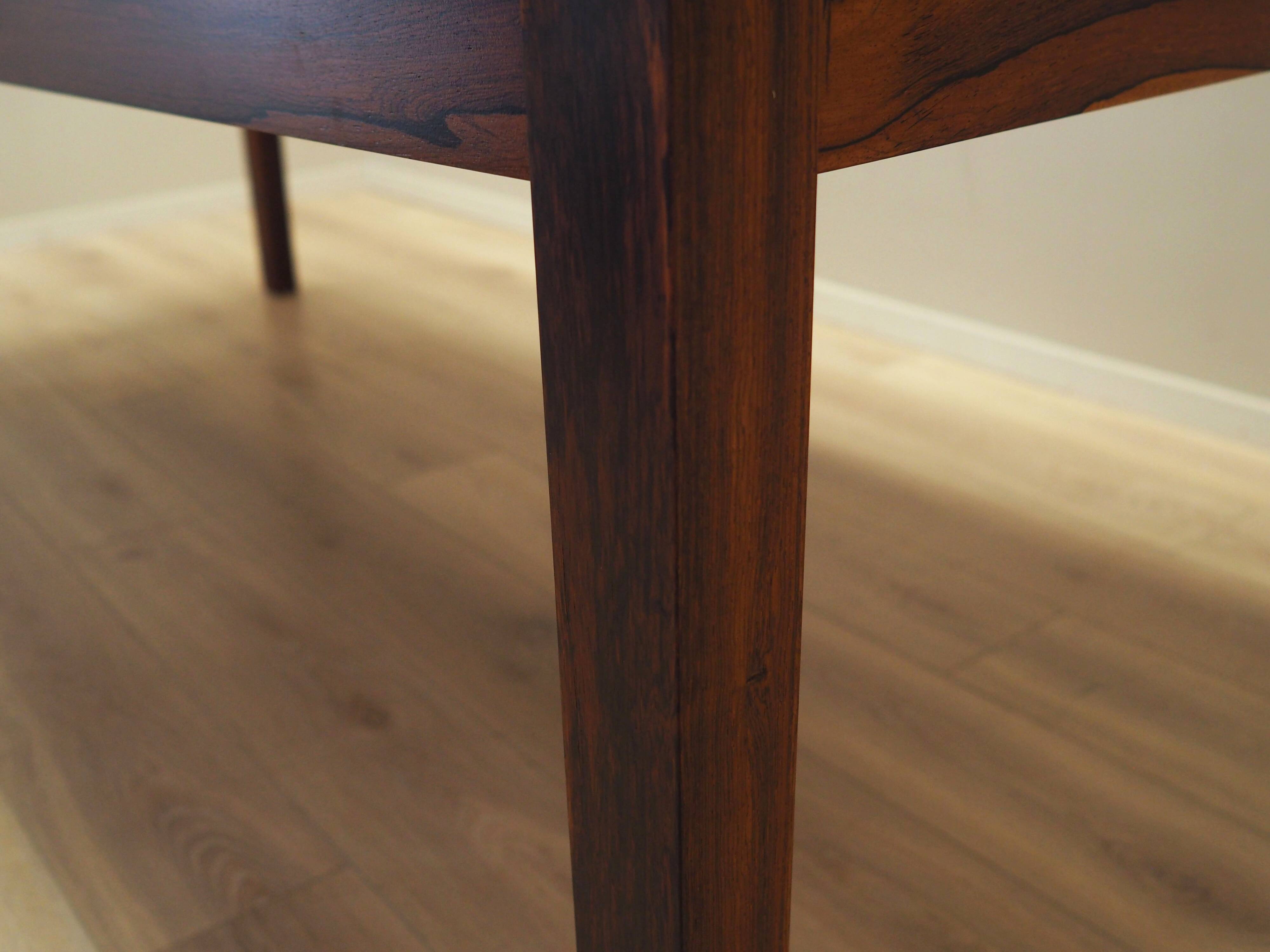 Rosewood table, Danish design, 1970s, production: Denmark