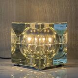 Cubosfera lamp by Alessandro Mendini for Fidenza Vetraria, 1968, Italy.