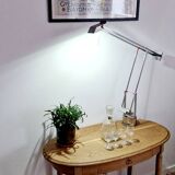 Louis XVI style oak desk console table