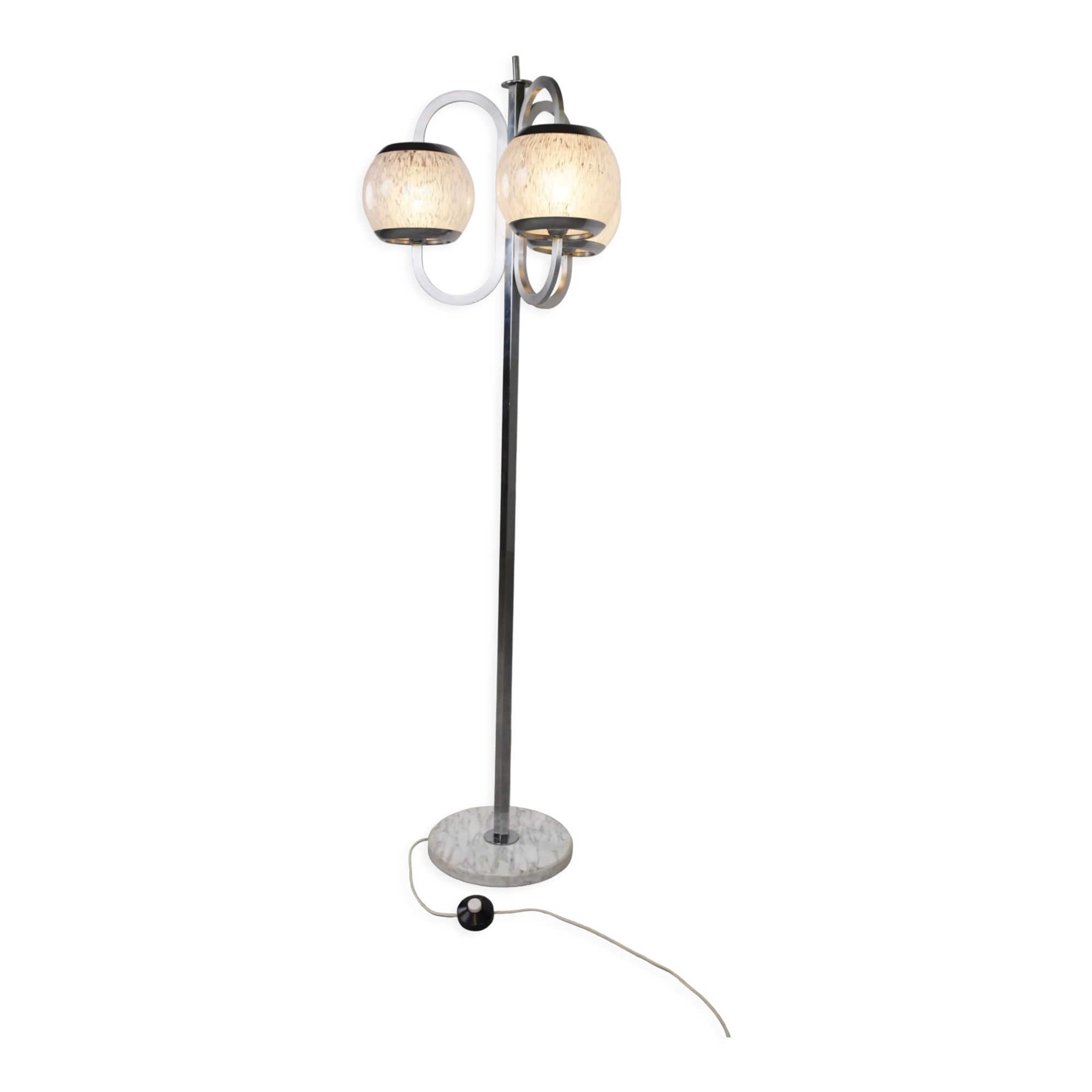 Vintage murano glass floor lamp, 1970s