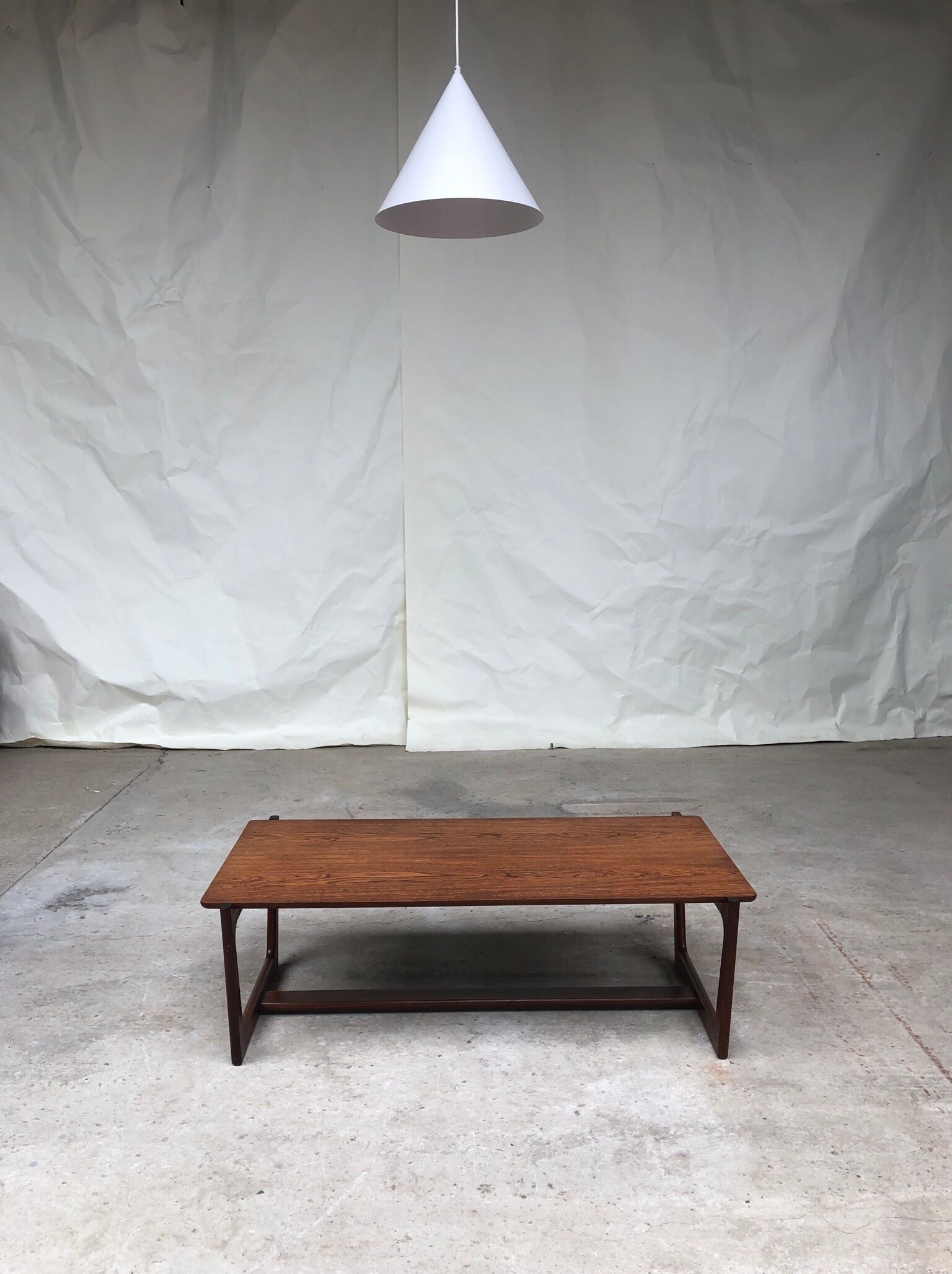 Vintage mid century  teak coffee table