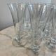 Set of 11 vintage stemmed glasses
