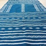 Blue carpet Moroccan 160x90cm