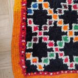 Tapis berbere damier noir 120*210cm