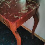 Art Deco wood and marble hairdresser