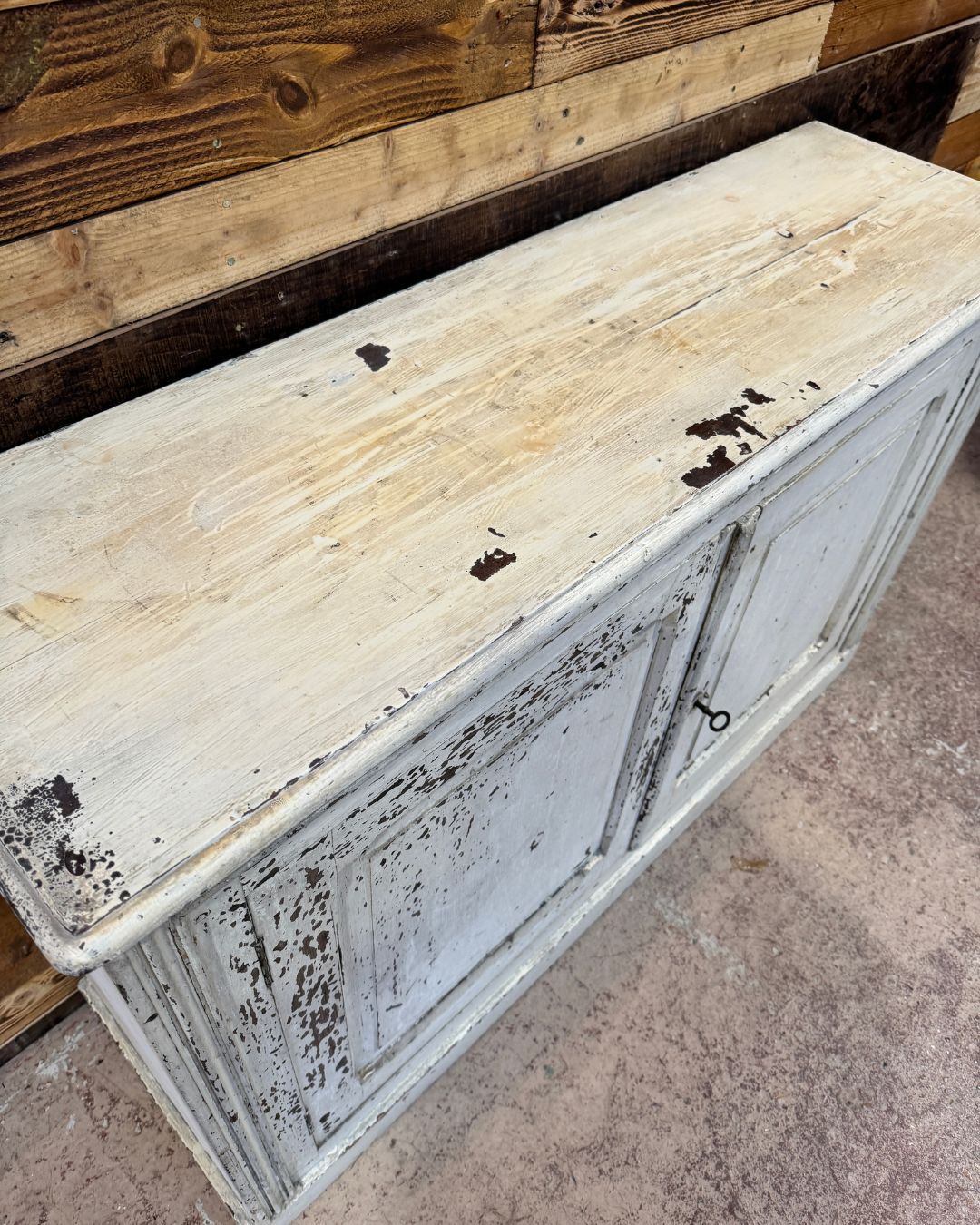 Old low sideboard