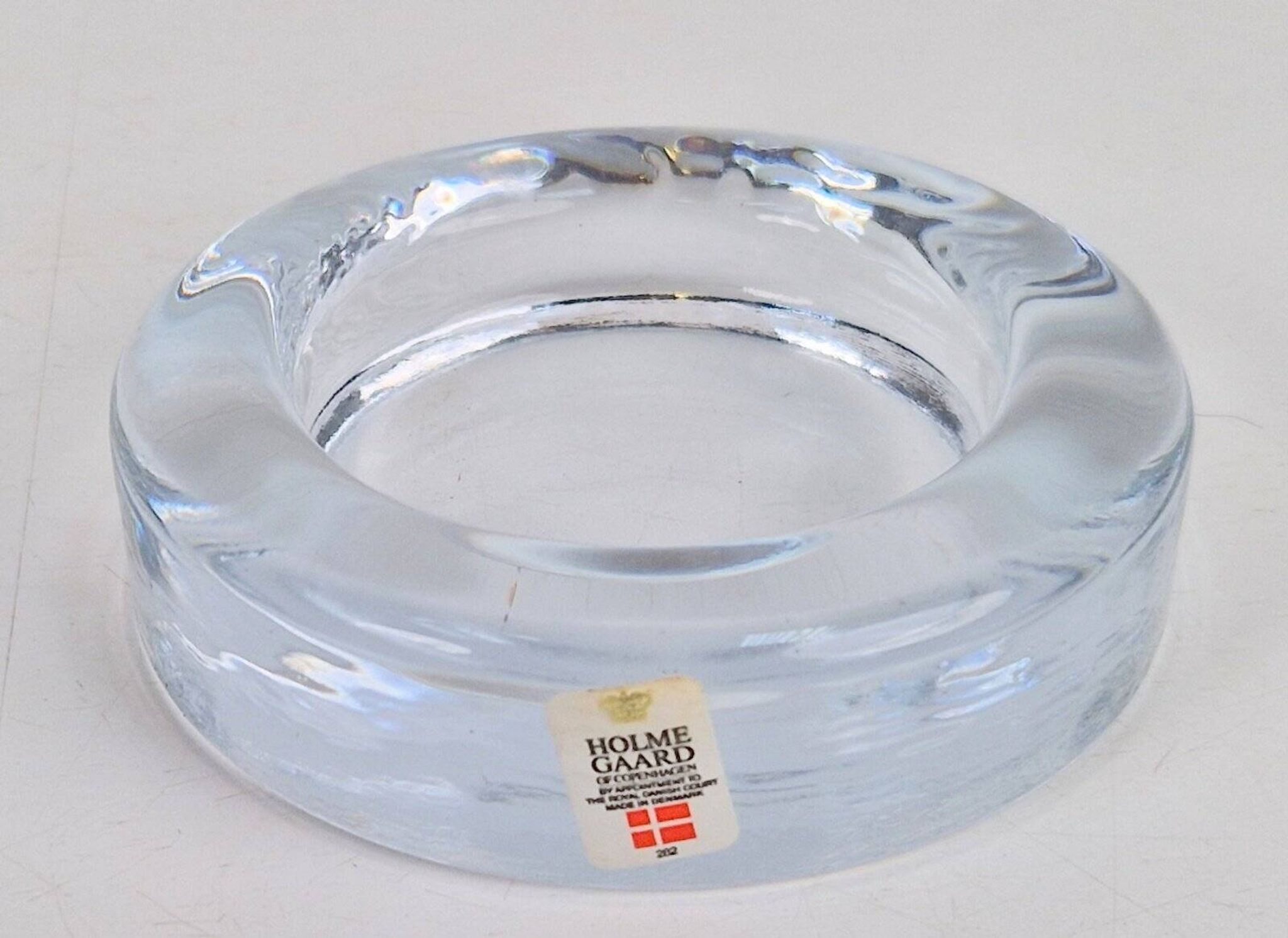 Vintage Ashtray by Torben Jørgensen for Holmegaard, 1980s