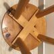 Tabouret rond en bois