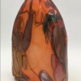Daniel baroy blown glass vase, signed