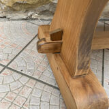 Wooden coffee table and tiles