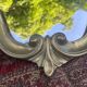 Brass mirror 29.5X35.5 cm