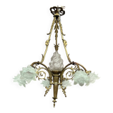 Empire style chandelier.