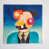 Abstract monster painting