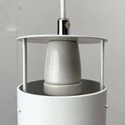 Fyrtønden pendant lamp, minimalist Danish modern mid-century by Asger Bay Christiansen for Lys, 1960s.
