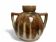 Vintage, vase à anses grès JEB vers 1950