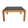 Coffee table with smoked glass top, 1980s