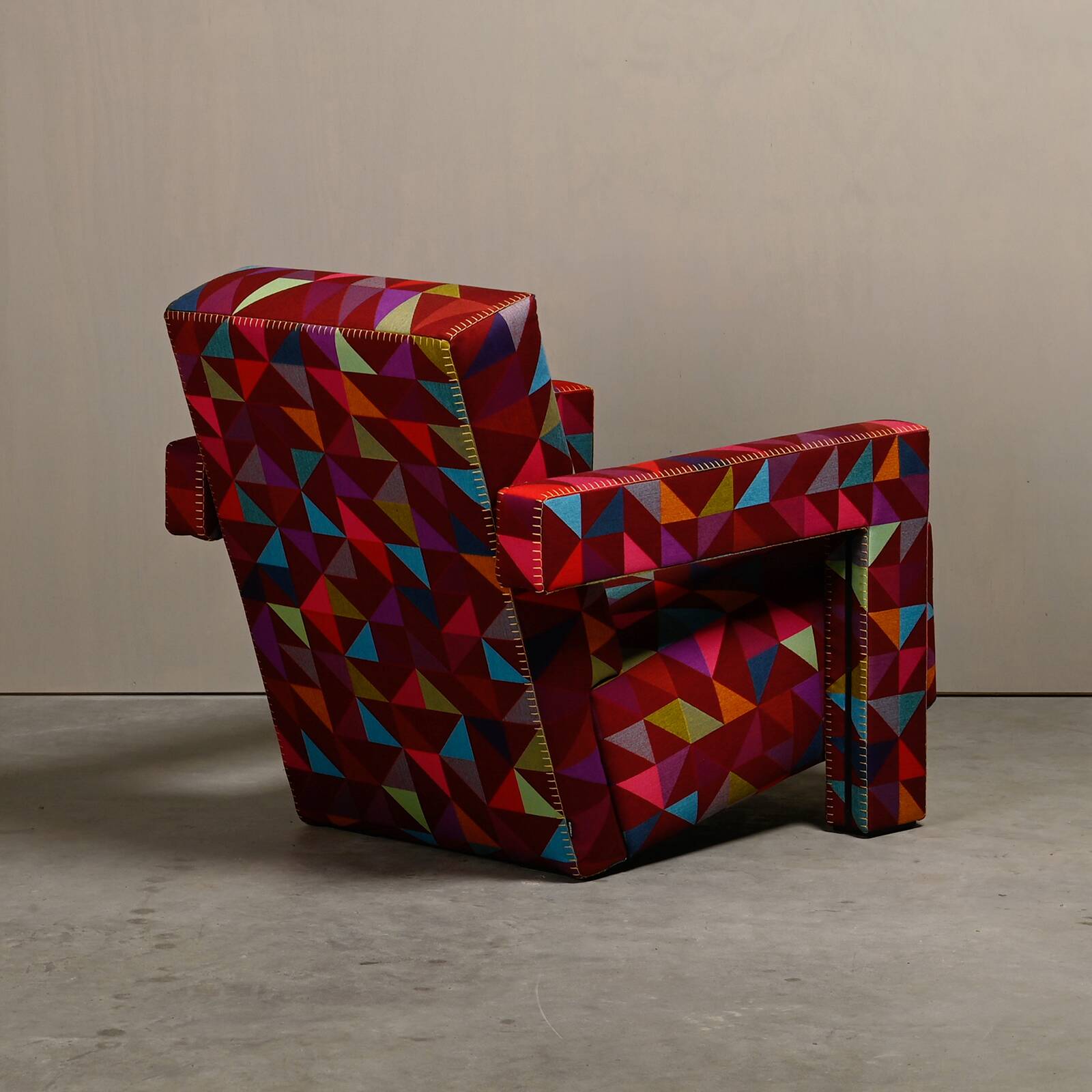 Gerrit T Rietveld Utrecht Armchair Limited Edition Boxblocks Bertjan Pot Cassina