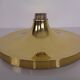 Space Age Golden Wall Lamp from Doria Leuchten, 1960s
