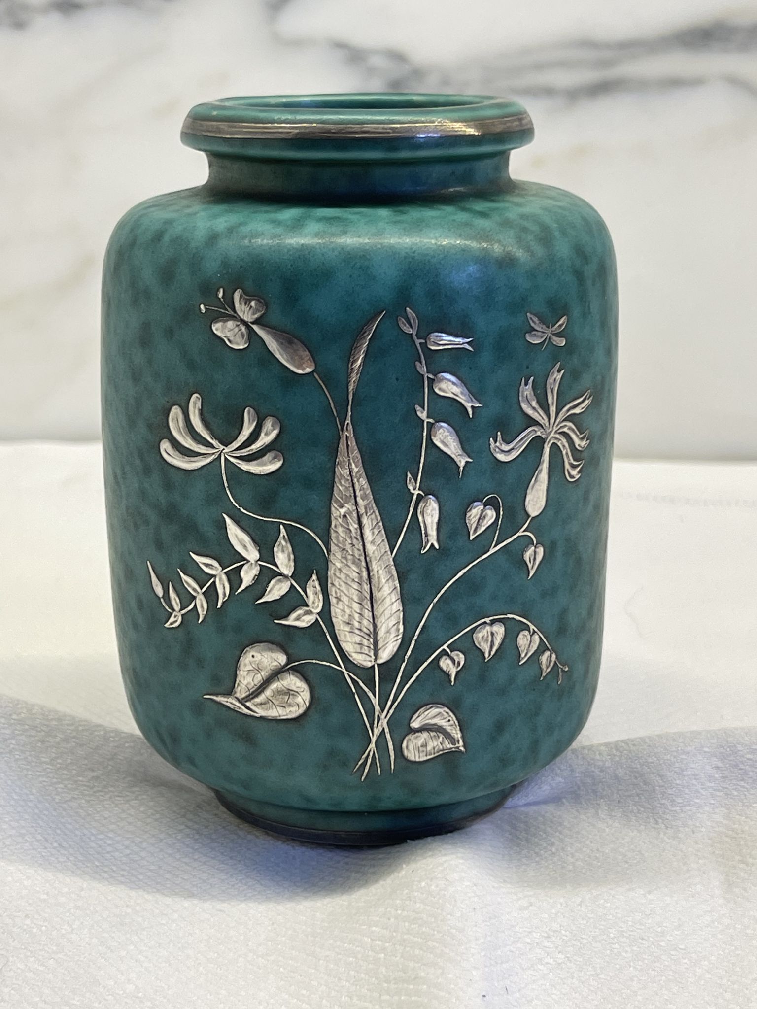 Vase Gustavsberg Argenta Wilhelm Kage