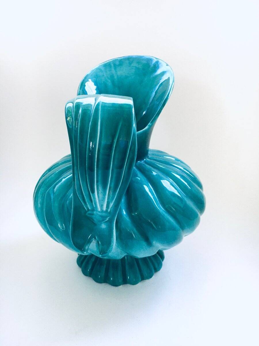 Mid-century Modern Studio Art Pottery Duck Spout Decanter by Alexandre, 1950s
