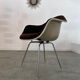 Old Charles and Ray Eames Vitra design armchair from the 70s fiberglass armchair fabric