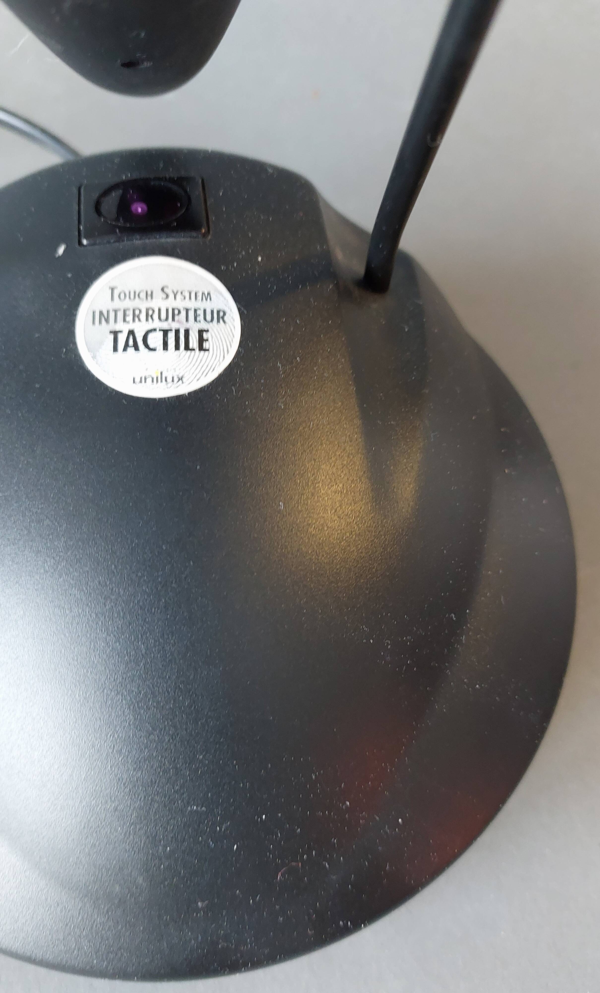 Unilux tactile pendulum lamp 1980.