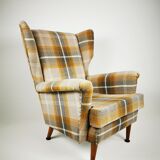 1950's wing back armchair and sofa