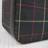 Green scottish fabric case with key