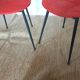 Paire de chaises vinyle années 60