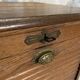 Vintage wooden curtain cabinet