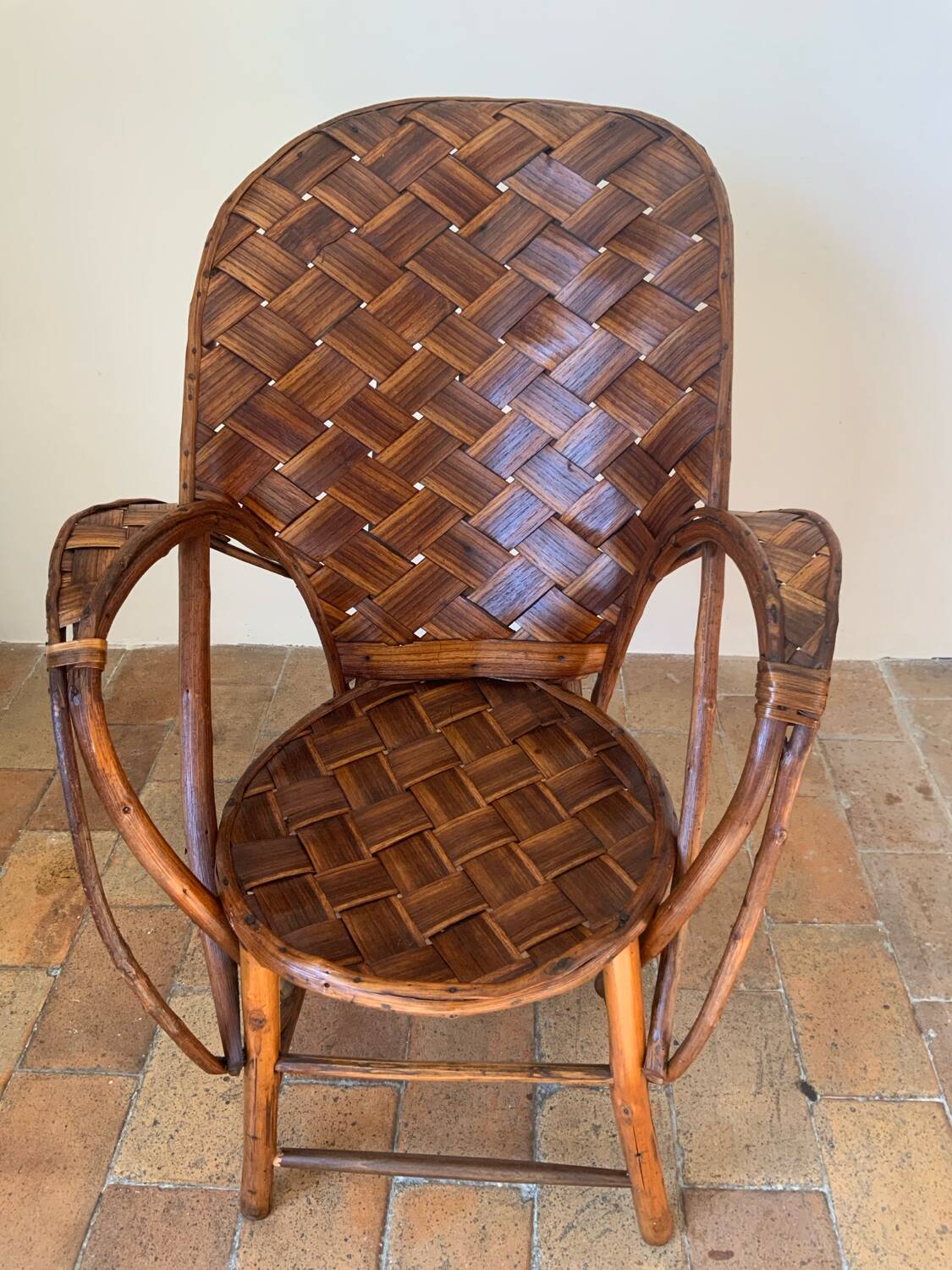 Chestnut armchair