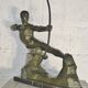 Sculpture en bronze art déco Victor Demanet (1895-1964) « archer »