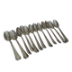 Set of 12 vintage soup spoons Arr deco Argental