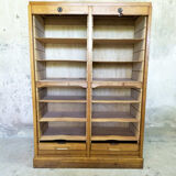 Double curtain wood binder