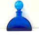 Antique XL bottle / Cobalt blue glass vase