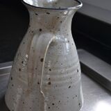 Large pyrite stoneware pitcher attributed to Guy Roland Marcy
