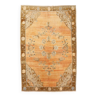 7x10 Classic & Floral Vintage Rug, 204x313Cm