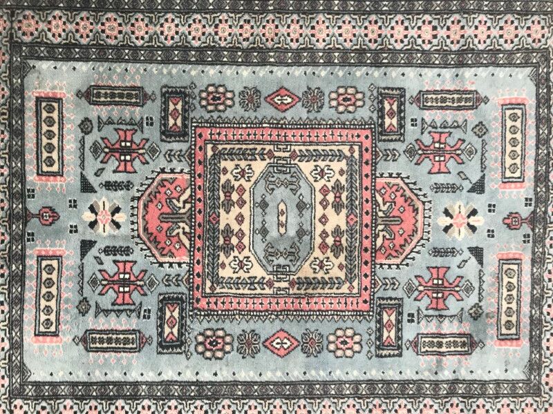 Pakistan is 125 X 190 CM hand vintage carpet
