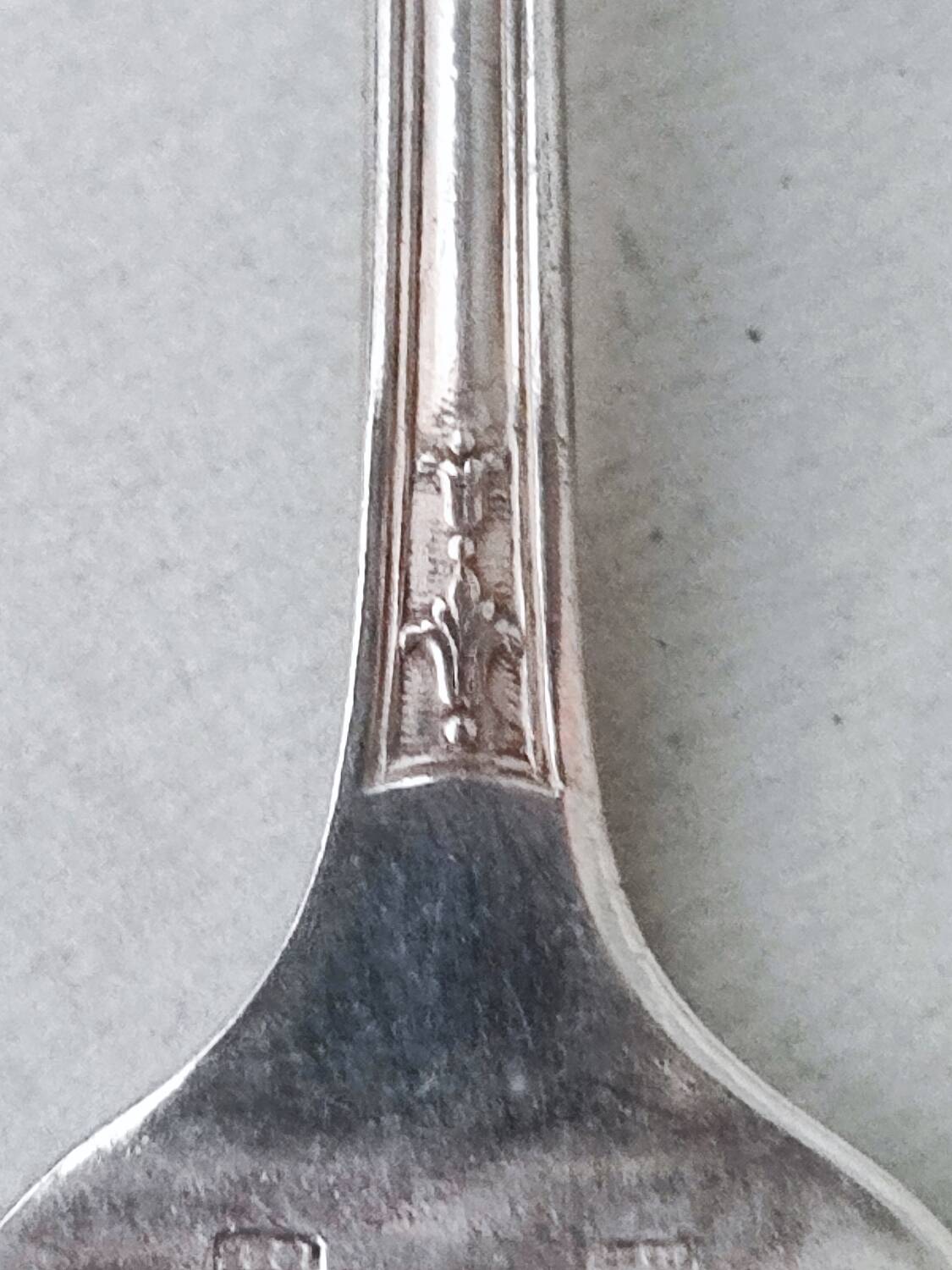 12 silverplated cake forks