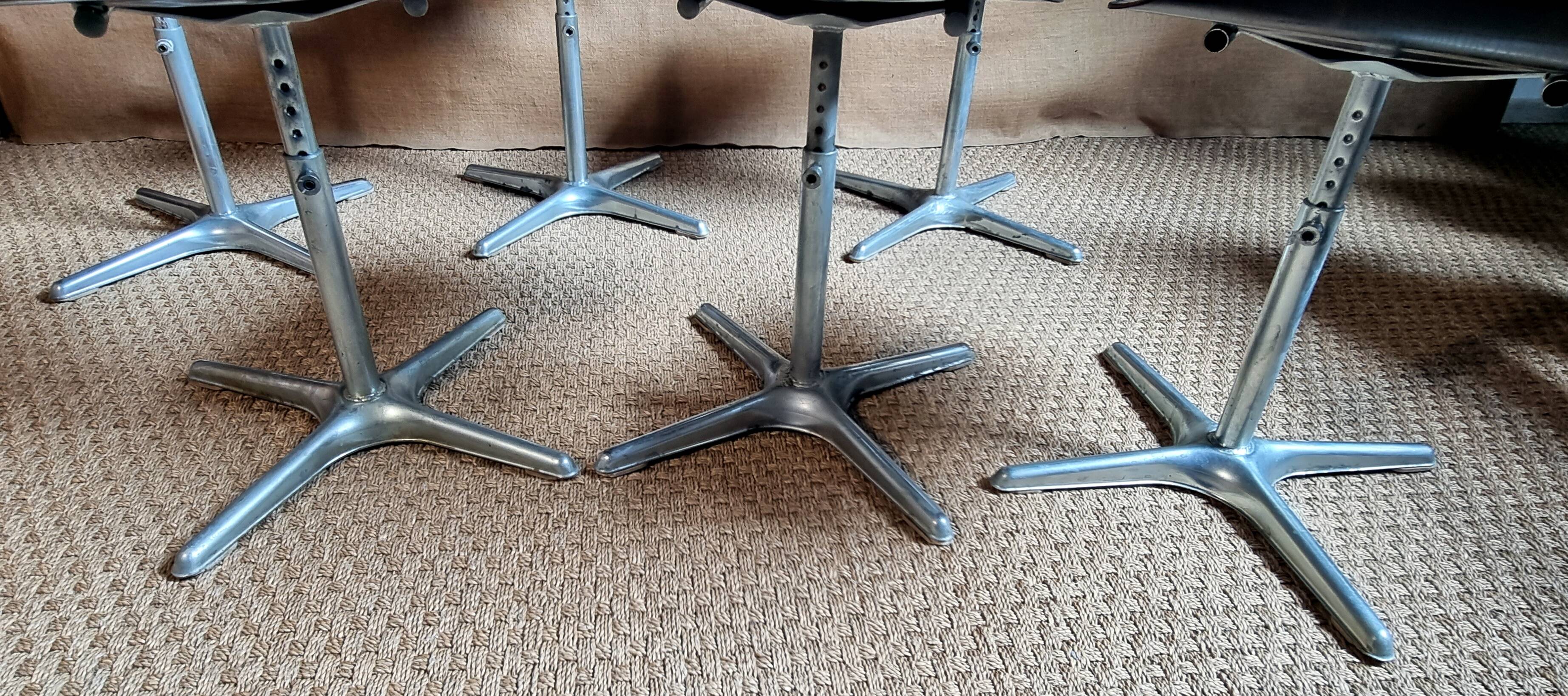 6 Pagwood Pagholz Flototo chairs from the 70s