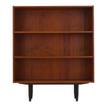 Teak bookcase, Danish design, 1970s, manufactured by Clausen & Søn