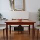 Table scandinave extensible vintage