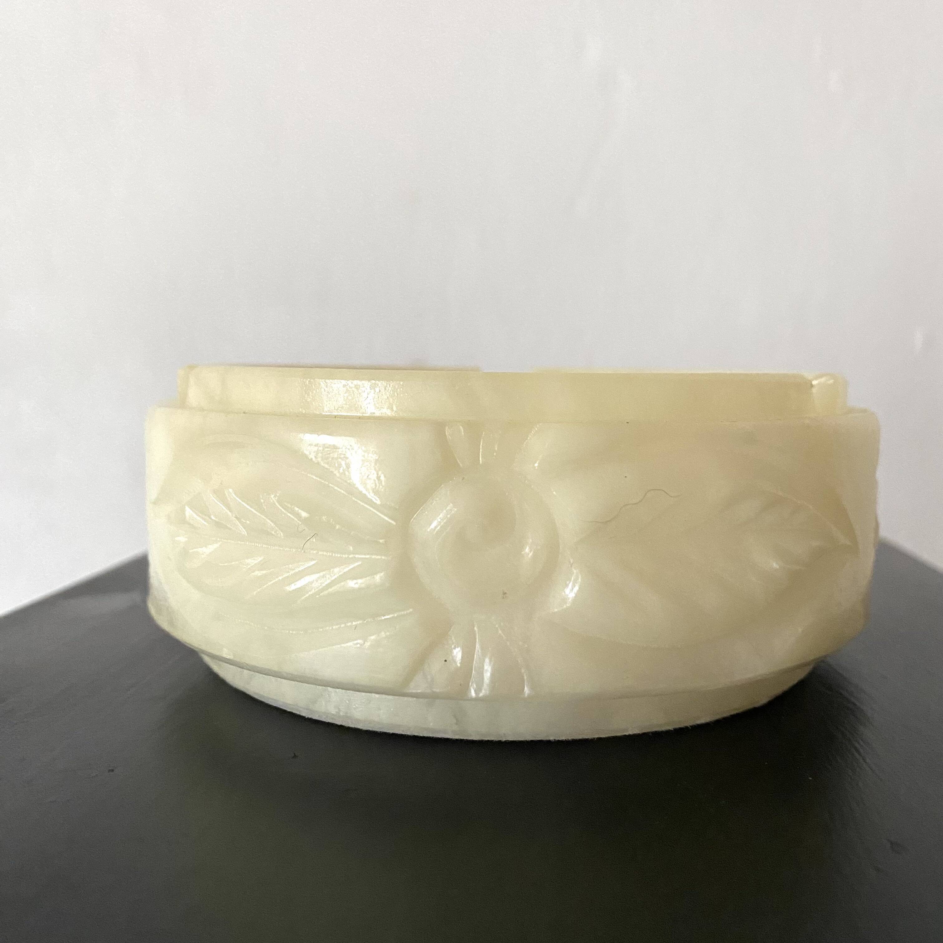 Vintage alabaster ashtray