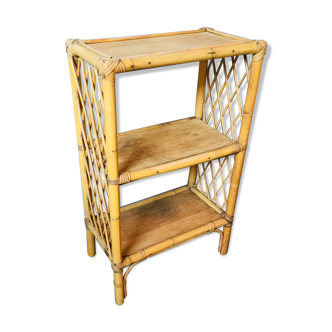 Rattan shelf