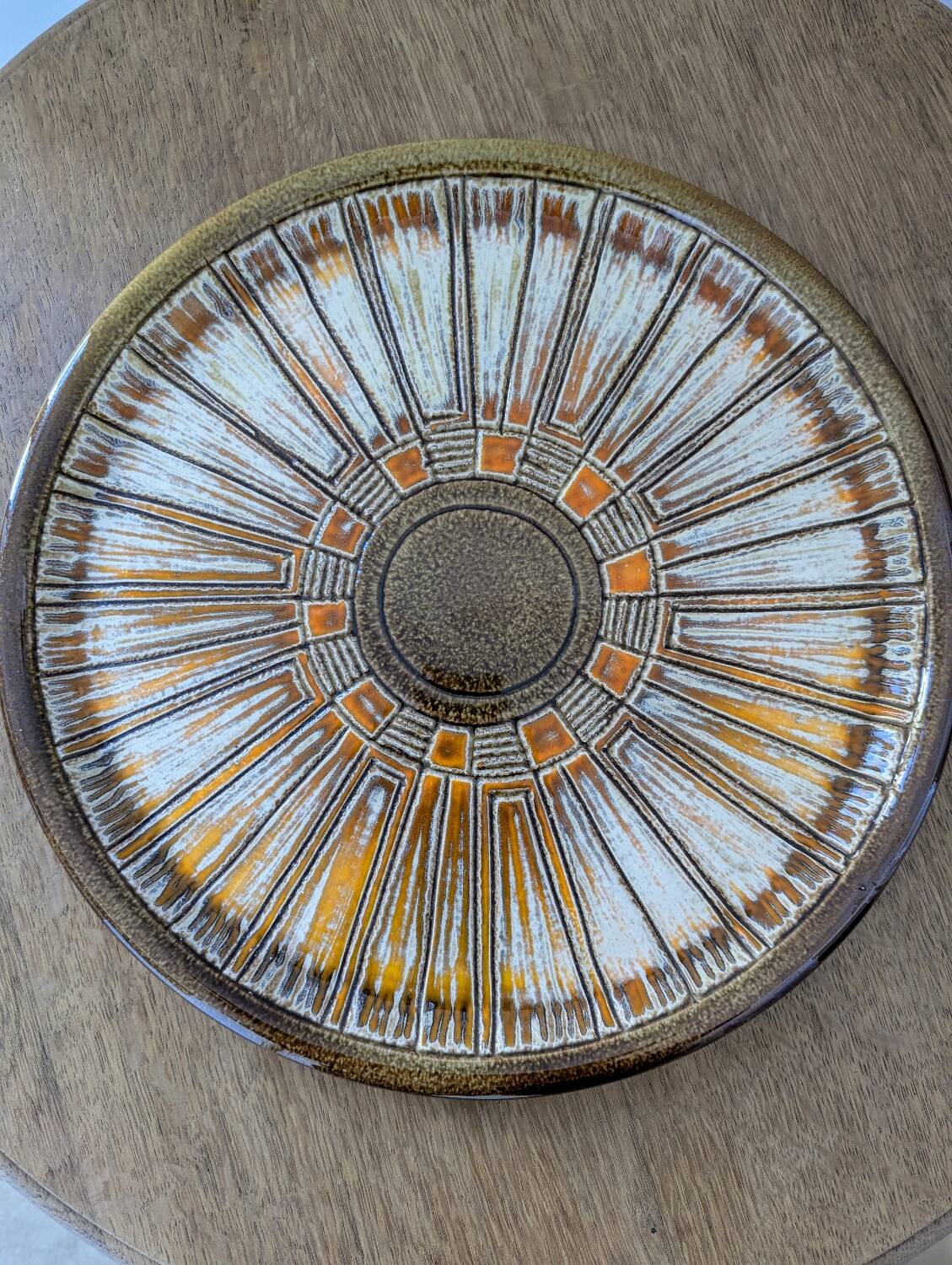 Plat vintage en céramique
